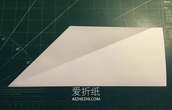 快速、长距离纸飞机的折纸方法图解- www.aizhezhi.com