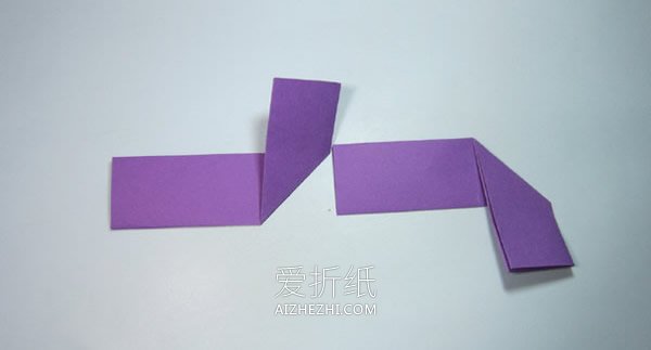 简单四角飞镖折纸教程- www.aizhezhi.com