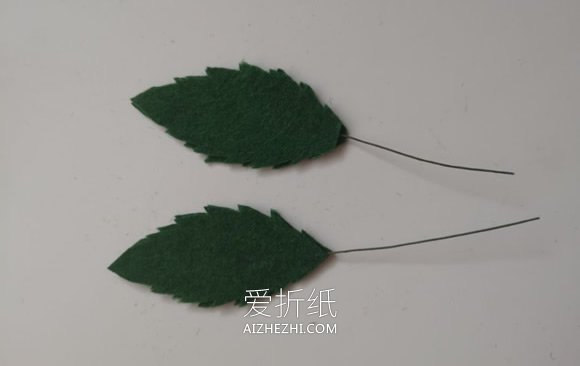 不织布玫瑰花的制作方法- www.aizhezhi.com