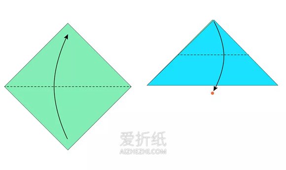 简单蝙蝠飞机的折法图解- www.aizhezhi.com