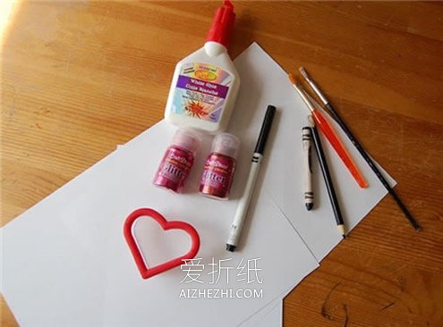 儿童手工制作爱心感恩卡- www.aizhezhi.com