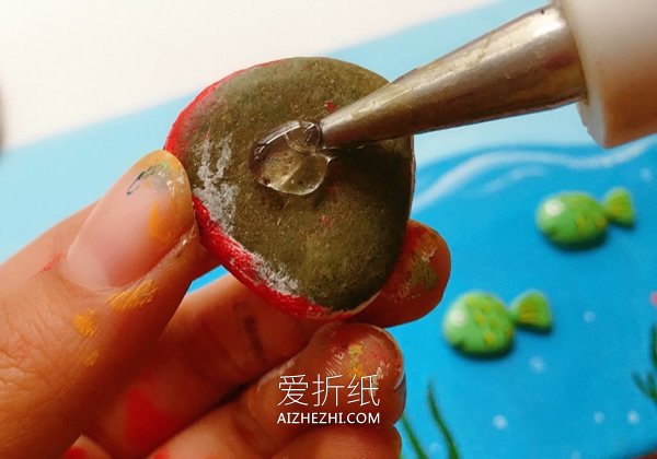 关于大海的石头拼贴画制作方法- www.aizhezhi.com