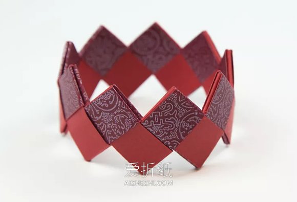 简单手链的折法图解- www.aizhezhi.com