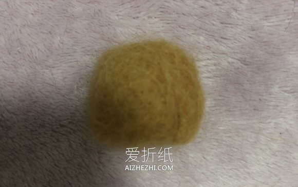 卡通羊毛毡狗狗的制作方法图解- www.aizhezhi.com