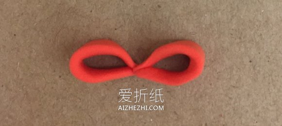 超简单粘土蝴蝶结的制作方法- www.aizhezhi.com