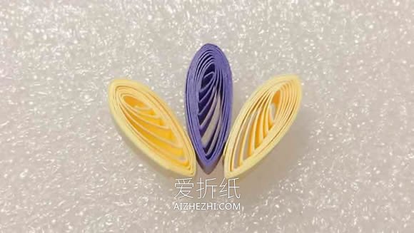 衍纸六瓣花的制作方法- www.aizhezhi.com
