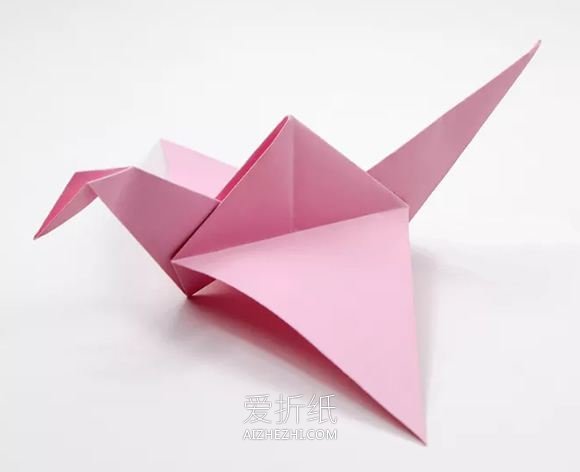 可以拍动翅膀的小鸟折纸图解- www.aizhezhi.com