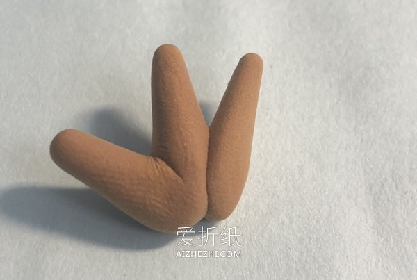 圣诞节卡通风格粘土驯鹿的制作方法- www.aizhezhi.com