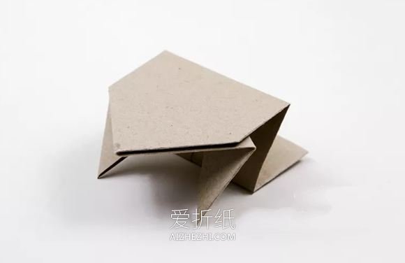 小跳蛙的折纸方法图解- www.aizhezhi.com