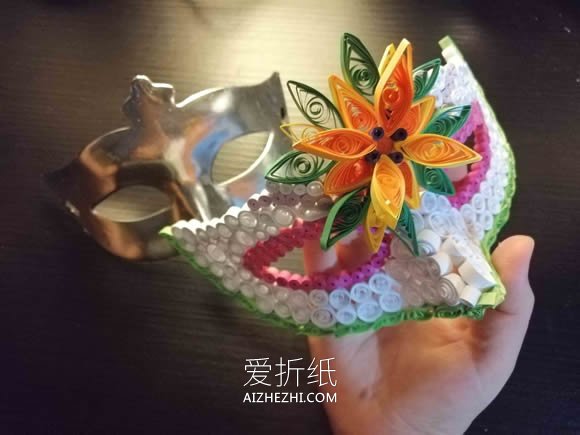 绝美衍纸面具的详细制作步骤图解- www.aizhezhi.com