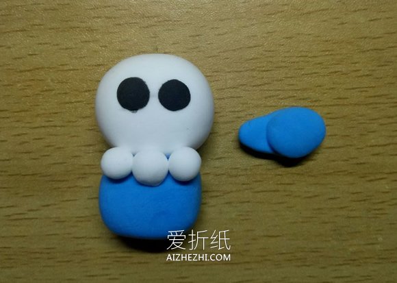 用粘土做可爱的万圣节骷髅小人- www.aizhezhi.com