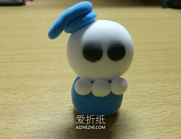 用粘土做可爱的万圣节骷髅小人- www.aizhezhi.com