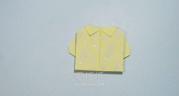 简单折纸上衣和裙子的方法图解- www.aizhezhi.com