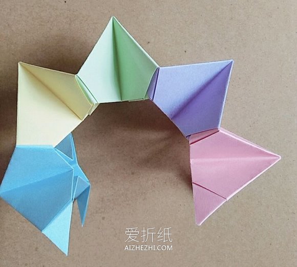 怎么折纸超简单五角星的折法图解- www.aizhezhi.com