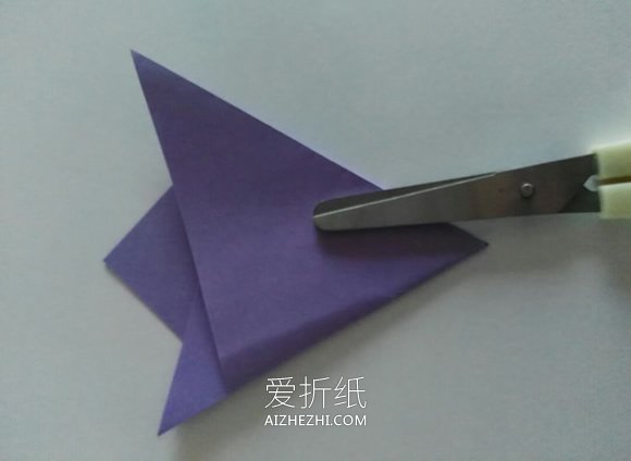 怎么剪纸六角雪花的折法和剪法图解- www.aizhezhi.com
