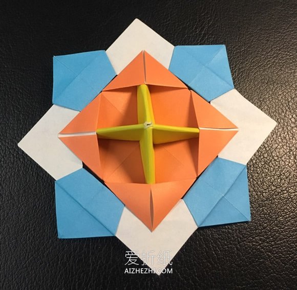 怎么折纸陀螺的详细步骤图解- www.aizhezhi.com