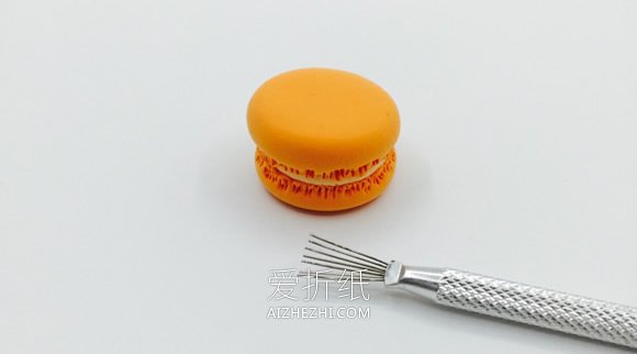 怎么用粘土做迷你马卡龙蛋糕的方法图解- www.aizhezhi.com