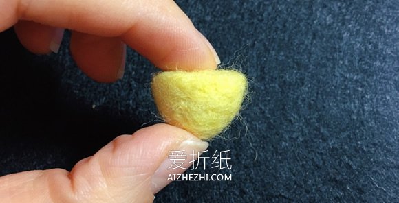 怎么做羊毛毡荷花的方法图解- www.aizhezhi.com