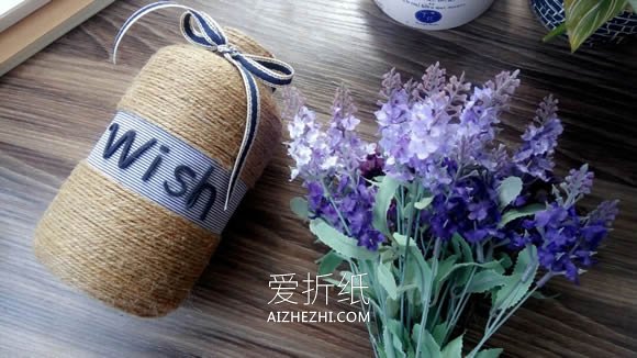 怎么将钙片瓶子废物利用做花瓶的方法- www.aizhezhi.com