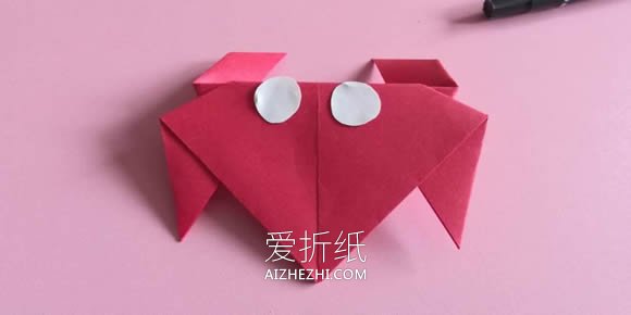 怎么简单折纸红色螃蟹的折法图解- www.aizhezhi.com