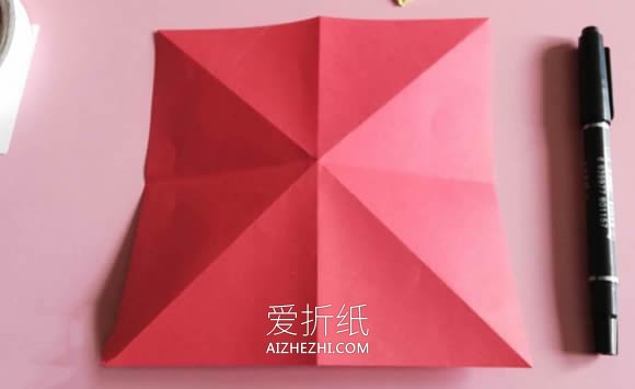 怎么简单折纸红色螃蟹的折法图解- www.aizhezhi.com