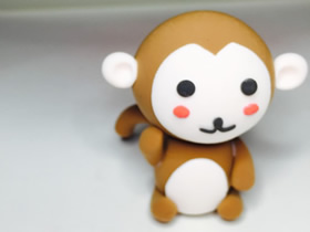 怎么用粘土做卡通小猴子的方法步骤
