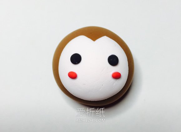 怎么用粘土做卡通小猴子的方法步骤- www.aizhezhi.com