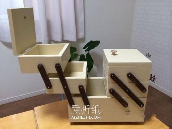 怎么用木板做可折叠收纳箱的方法图解- www.aizhezhi.com