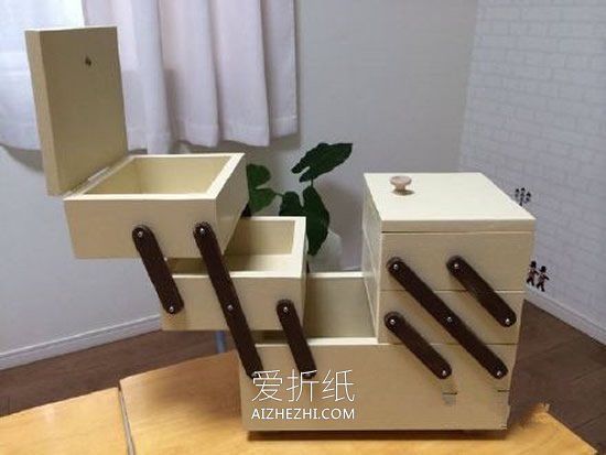 怎么用木板做可折叠收纳箱的方法图解- www.aizhezhi.com