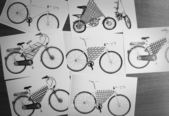 怎么用松紧带做自行车篮的方法- www.aizhezhi.com