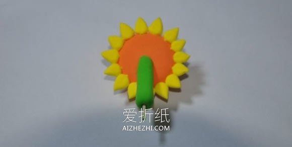 怎么用粘土做植物大战僵尸向日葵的方法- www.aizhezhi.com