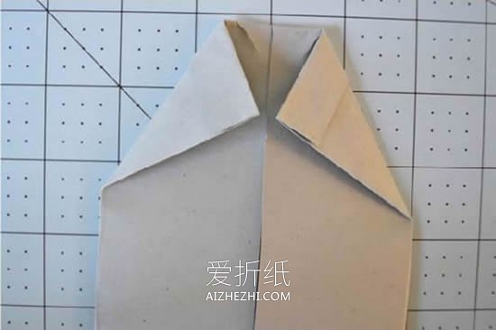 怎么折纸小衣服的折法过程图解- www.aizhezhi.com