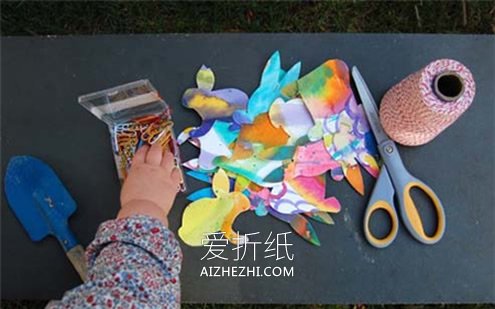 怎么做复活节水彩兔子装饰的方法教程- www.aizhezhi.com