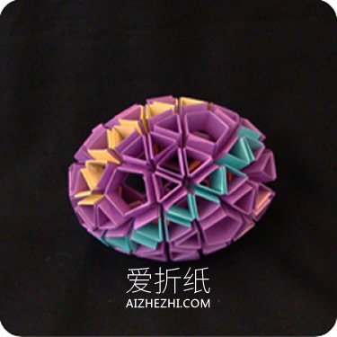 怎么折纸Snapology蛋的折法步骤图解过程- www.aizhezhi.com