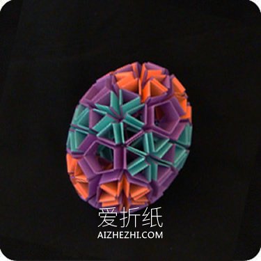 怎么折纸Snapology蛋的折法步骤图解过程- www.aizhezhi.com