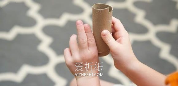 怎么用卷纸芯做忍者神龟手偶的方法教程- www.aizhezhi.com