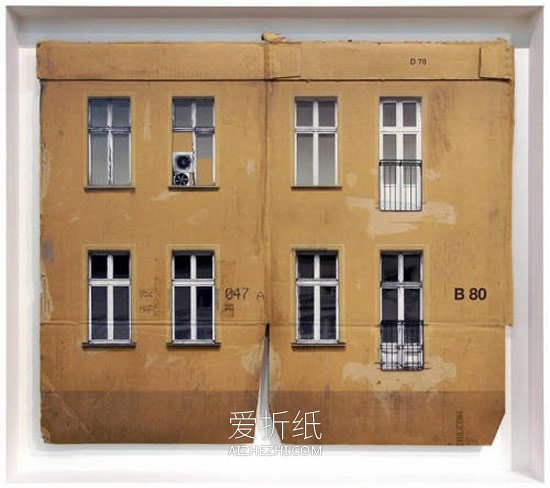 怎么用瓦楞纸板做逼真平面建筑物的创意图片- www.aizhezhi.com