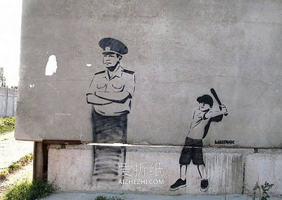 怎么做创意街头涂鸦的作品图片- www.aizhezhi.com