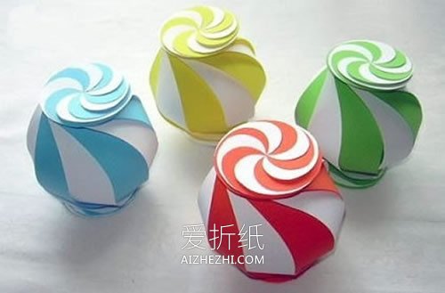 怎么用卡纸做多彩纸盒/灯笼的方法图解- www.aizhezhi.com