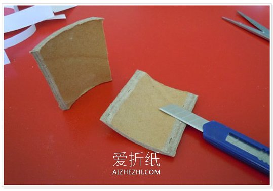 怎么用胶带芯做西瓜收纳盒的方法图解- www.aizhezhi.com