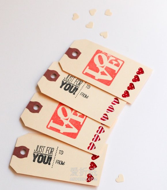 怎么做甜蜜情人节卡片信封的方法图解- www.aizhezhi.com