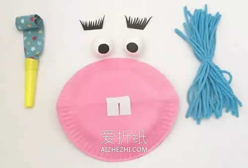 怎么用卡纸做大嘴怪的方法图解- www.aizhezhi.com