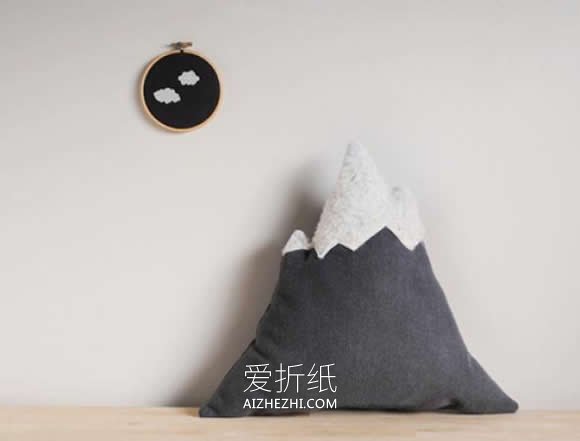 怎么做布艺火山抱枕的方法图解- www.aizhezhi.com