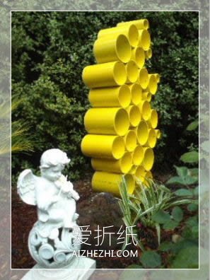 怎么用PVC管做庭院装饰的方法图解- www.aizhezhi.com