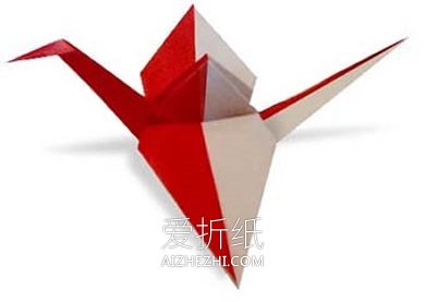 怎么折纸鹤的两种折法图解教程- www.aizhezhi.com