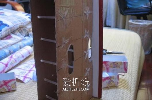 怎么用废纸盒做抽屉收纳盒的方法图解- www.aizhezhi.com
