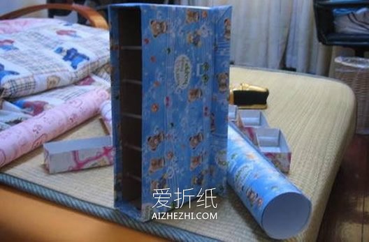 怎么用废纸盒做抽屉收纳盒的方法图解- www.aizhezhi.com