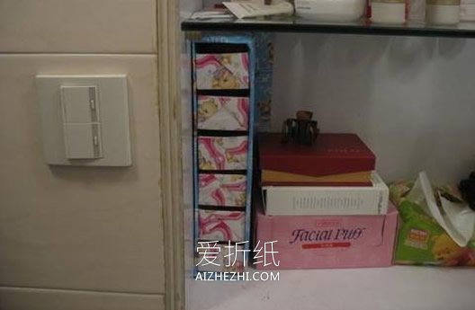 怎么用废纸盒做抽屉收纳盒的方法图解- www.aizhezhi.com
