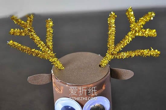 怎么用一次性纸杯做圣诞麋鹿的方法图解- www.aizhezhi.com
