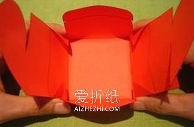 怎么用卡纸做情人节礼品盒的方法图解- www.aizhezhi.com